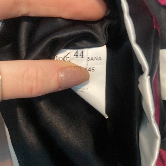 Genuine Dolce Gabbana tube top with built in peek-a-boo bra 44 - Picture 5 of 5